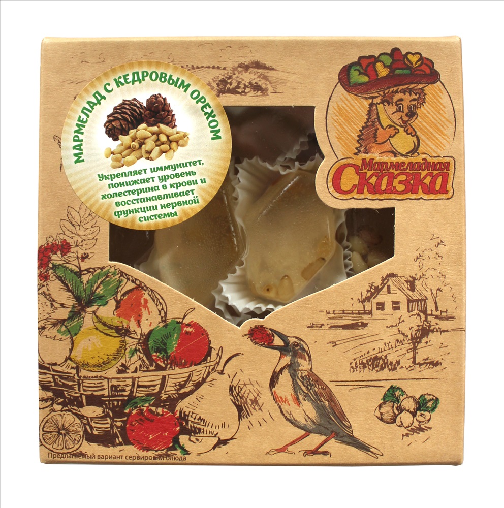  Мармелад натуральный с кедровым орехом
